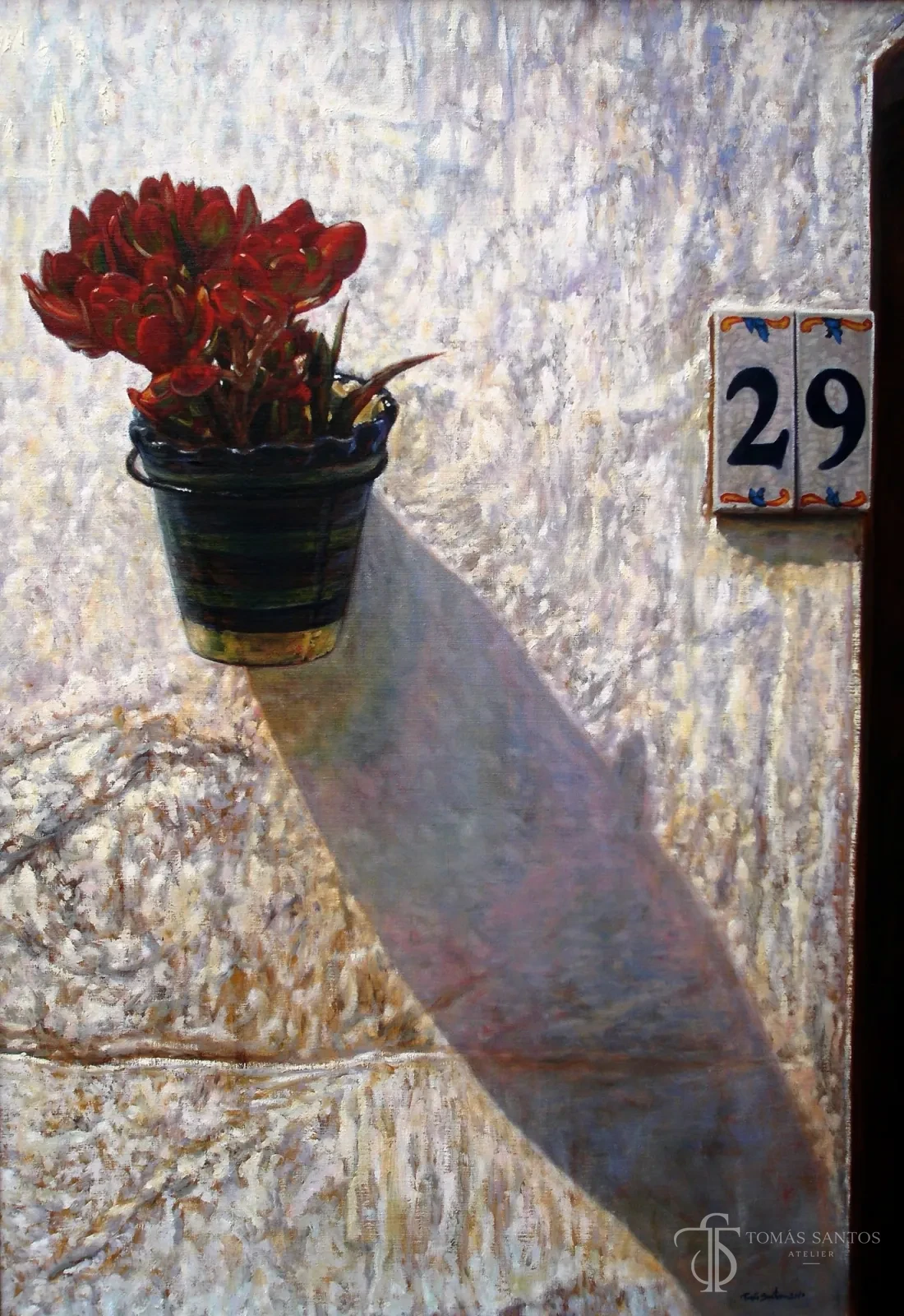 El tiempo en el «29», pintura de Tomás Santos.